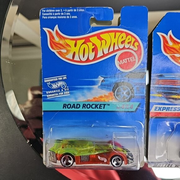 Road Rocket And Express Lane Hot Wheels New Sealed Some Wear - Picture 2 of 9